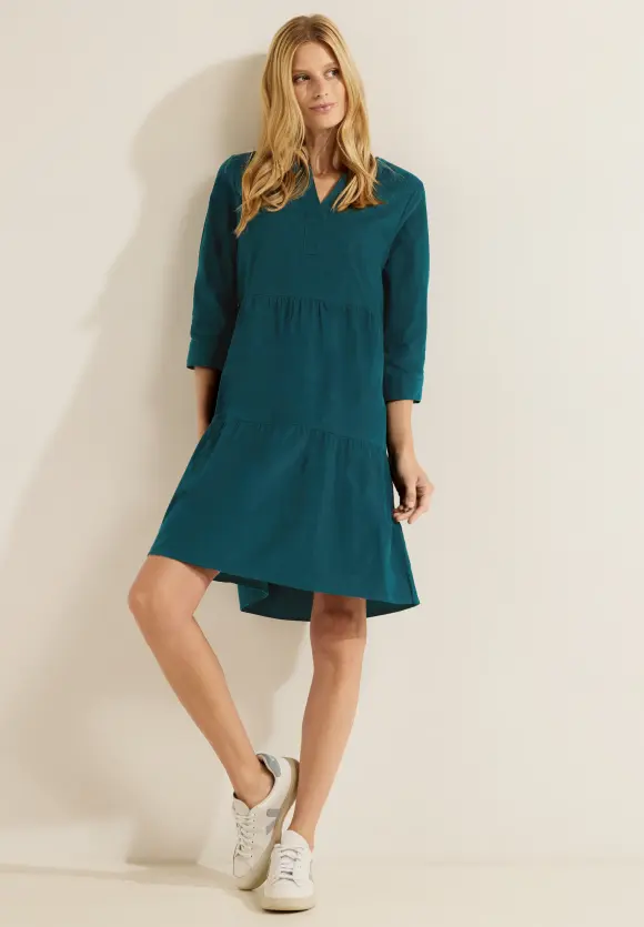 CECIL Cordkleid mit 3/4-Arm
