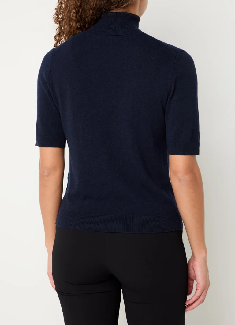 Benetton Fine-knit top in cashmere blend