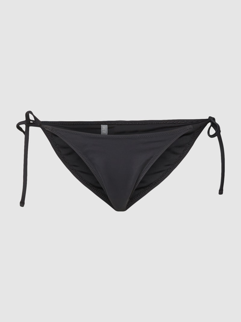 Bikini-Slip mit Label-Detail in schwarz