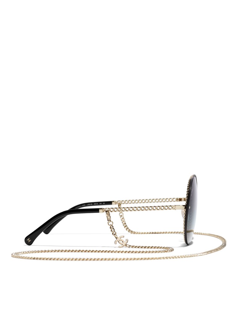 Ochelari de soare rotunzi Chanel