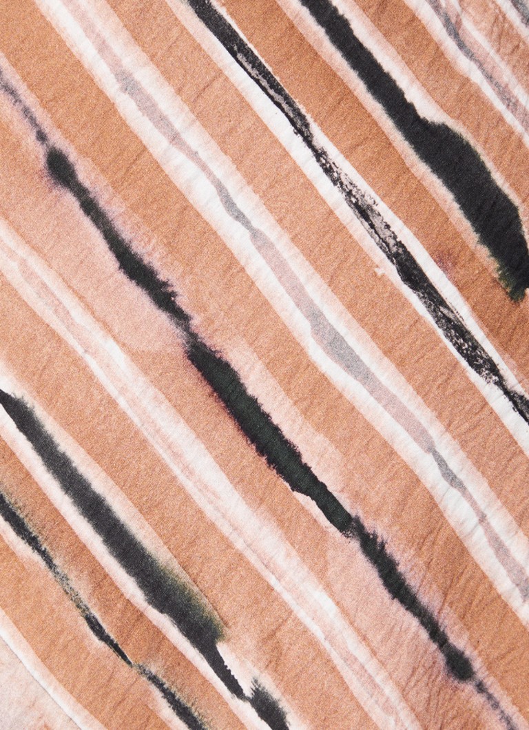 French Connection  Gaia midi jurk met streepprint en spaghettibandjes