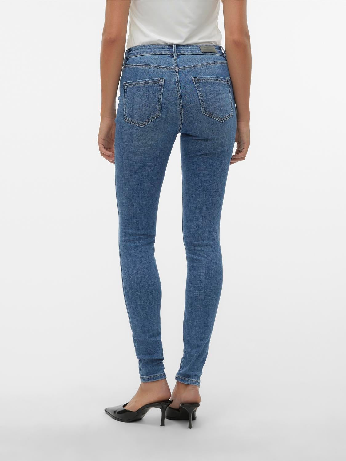 VMFLASH Mid Rise Skinny Fit Jeans