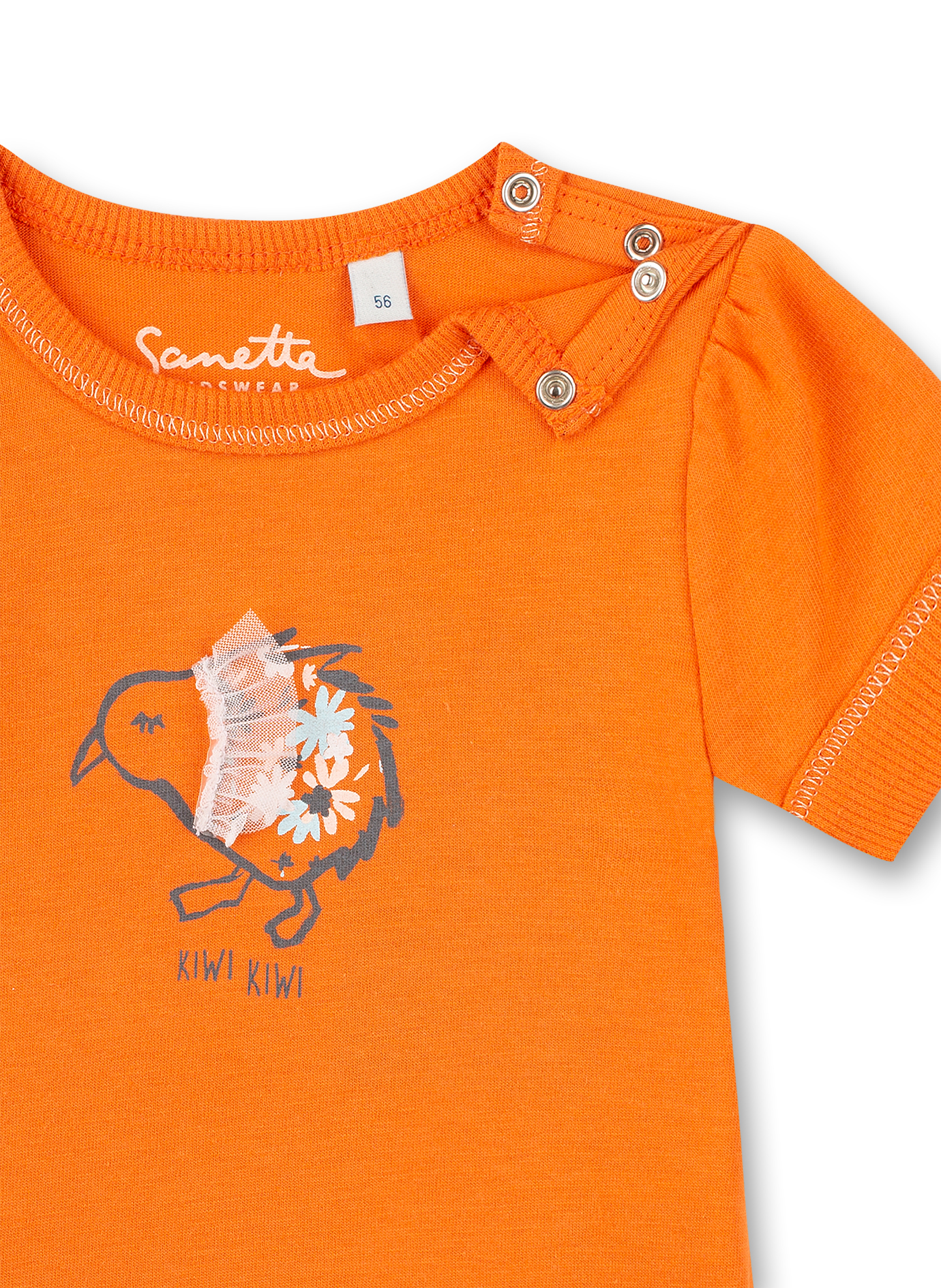 Mädchen T-Shirt Orange Kangaroo