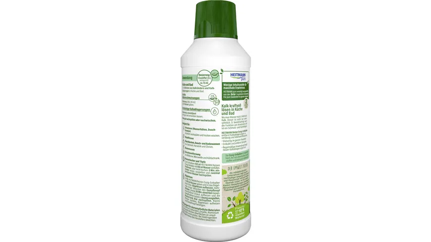 Heitmann pure Reiner Essig-Entkalker Universeller Kalklöser 500 ml