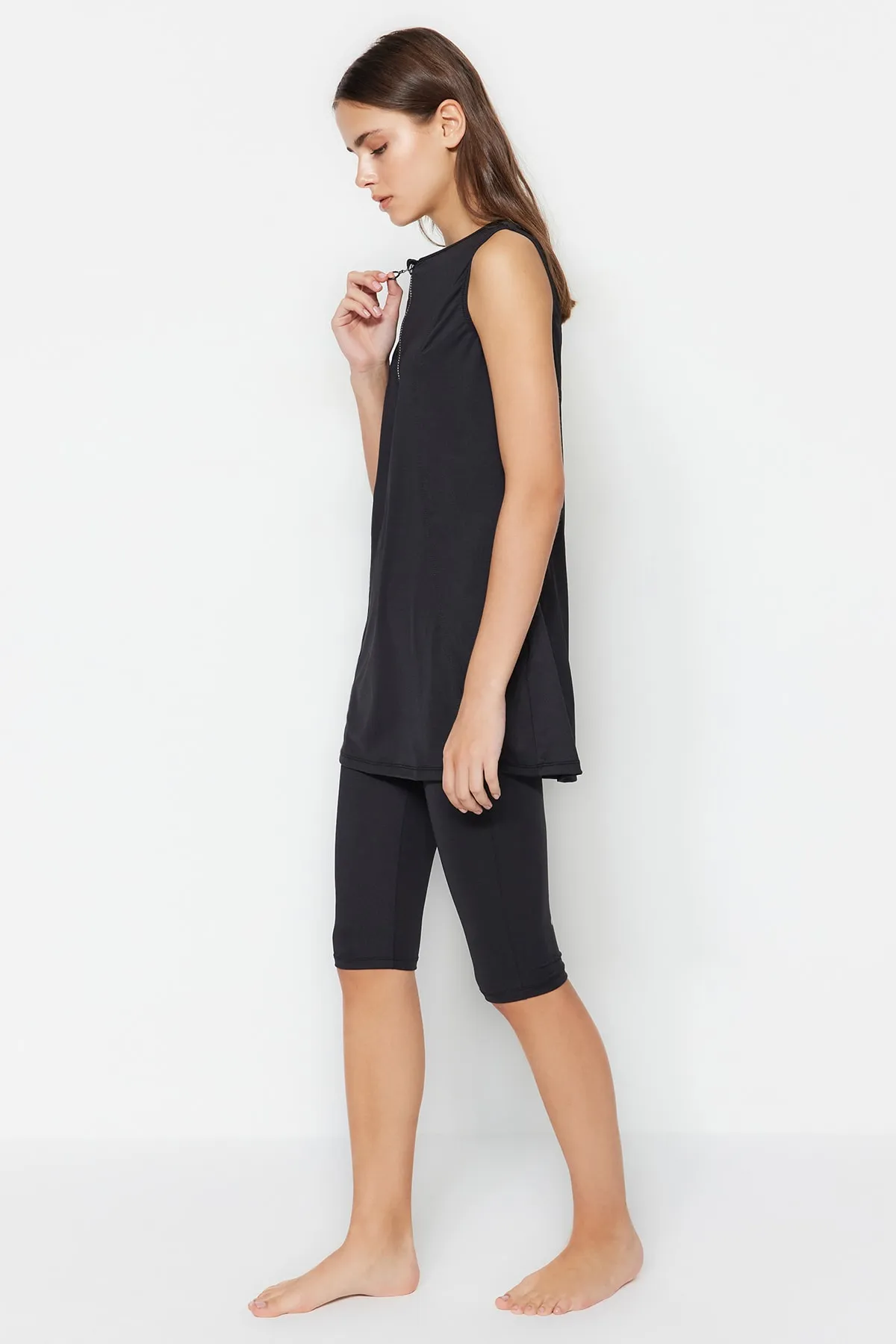 Trendyol Modest  Badeanzüge - Schwarz - Unifarben