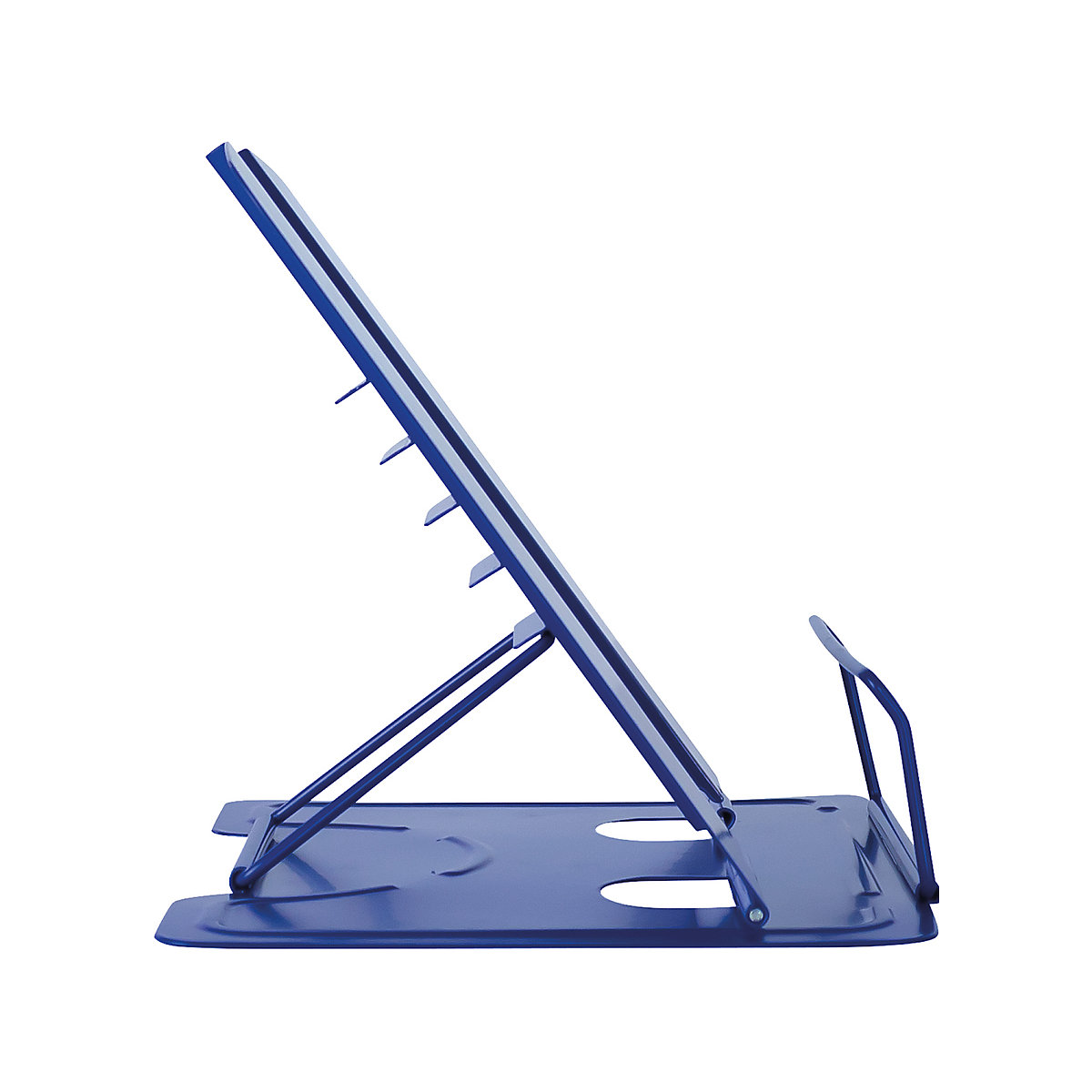 Leseständer Metall für Bücher & Tablets blau