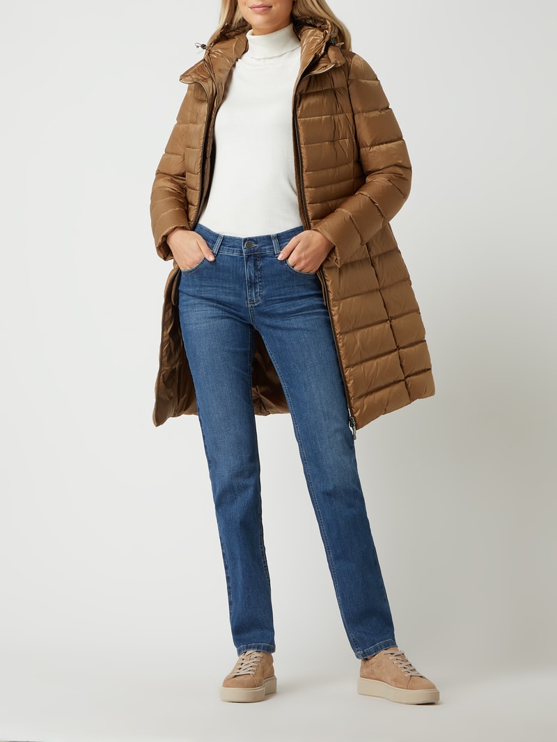Slim Fit Jeans mit Stretch-Anteil Modell 'Cici' in blau