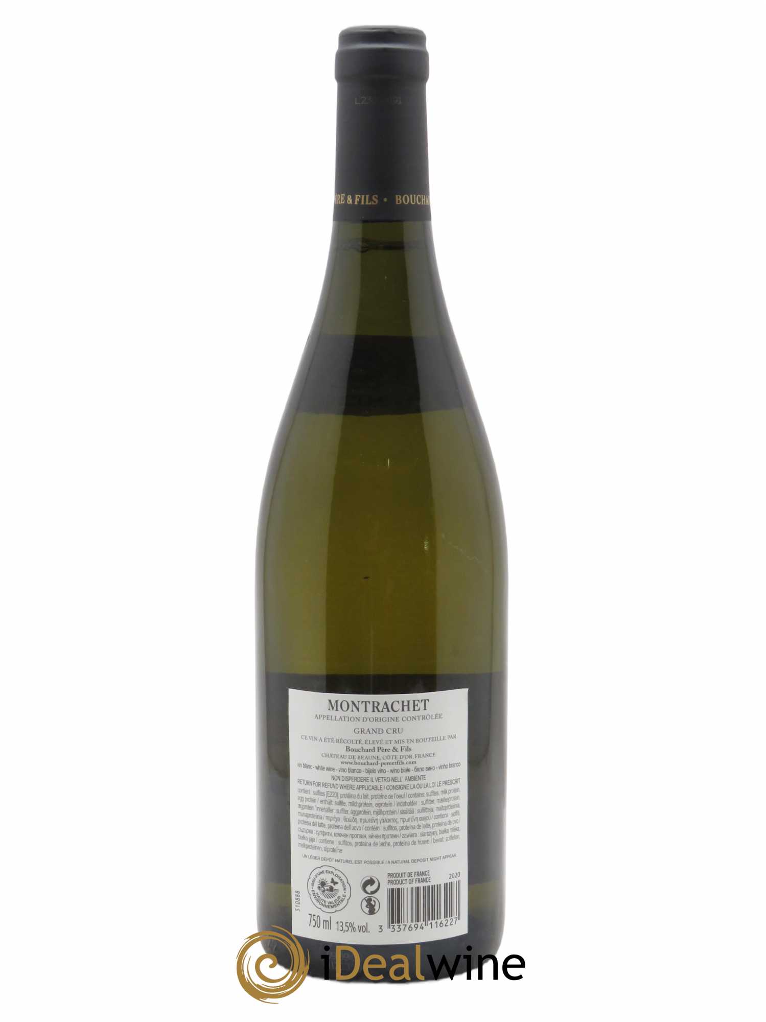 Montrachet Grand Cru Bouchard Père & Fils  2020 - Lot de 1 Bouteille