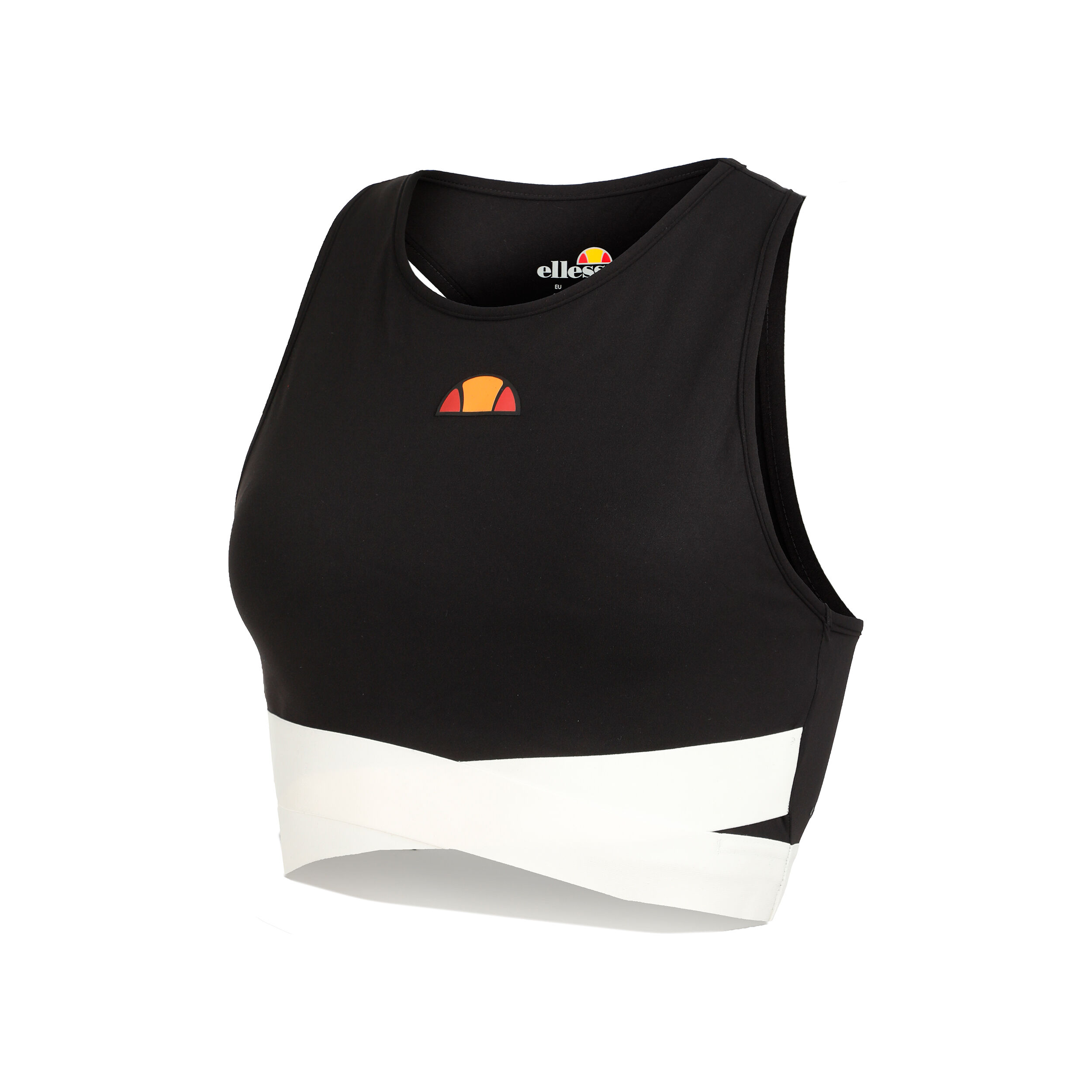 Chroma Crop Laufshirt Damen - Schwarz