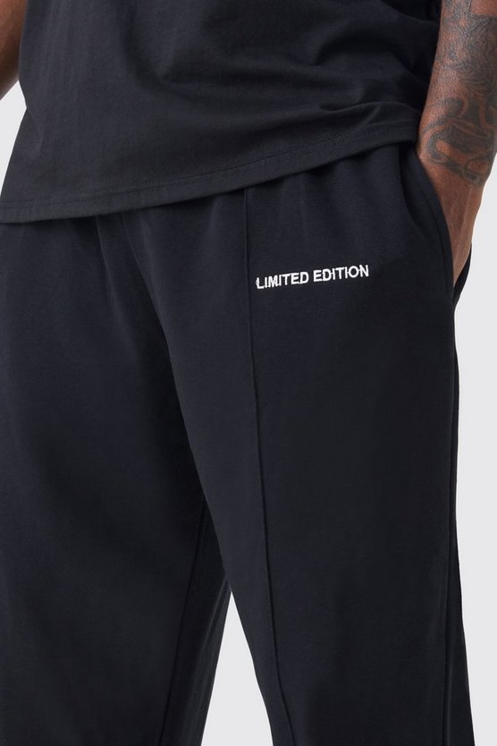 Plus lockere Jogginghose mit geteiltem Saum