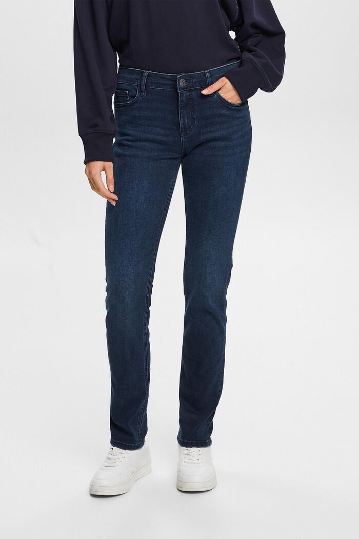 Jeans mit schmaler Passform und mittelhohem Bund