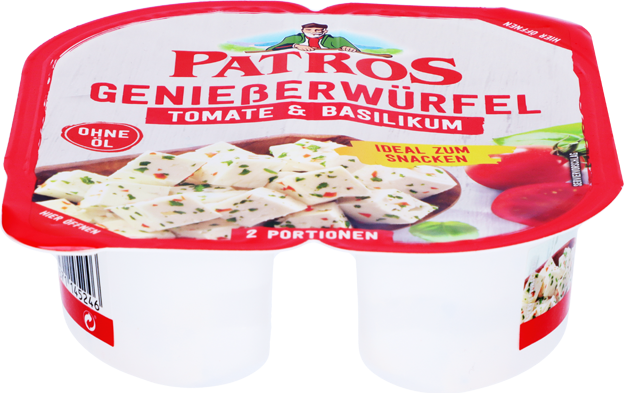 Patros Genießerwürfel Tomate & Basilikum