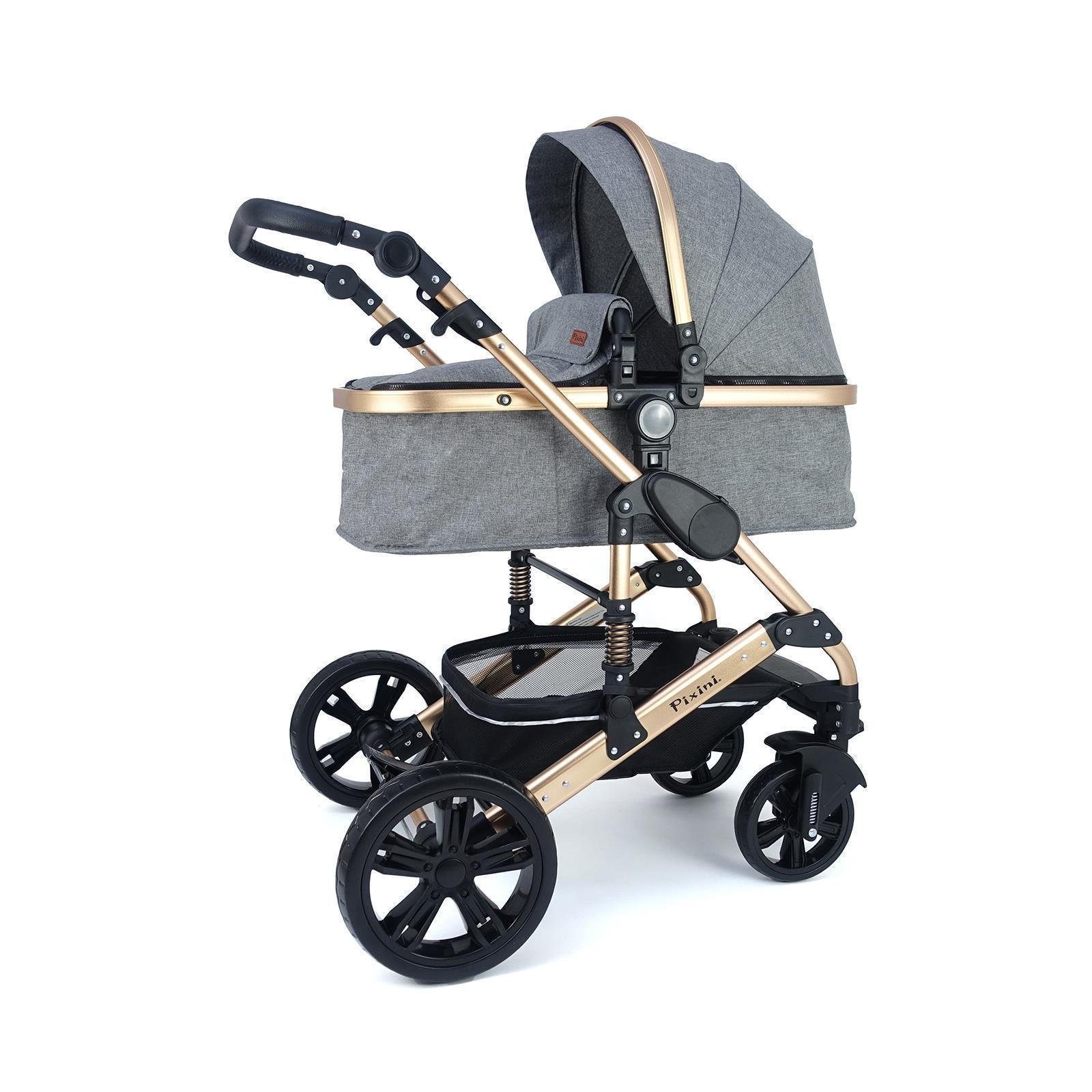 Pixini Kombi-Kinderwagen Pixini California Kinderwagen 3in1 Set