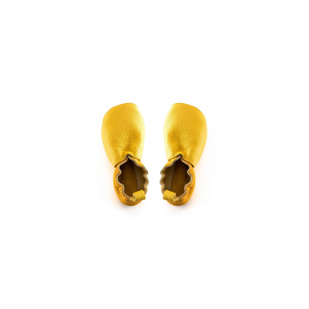 Shapen Cutie Yellow gelbe Krabbelschuuhe