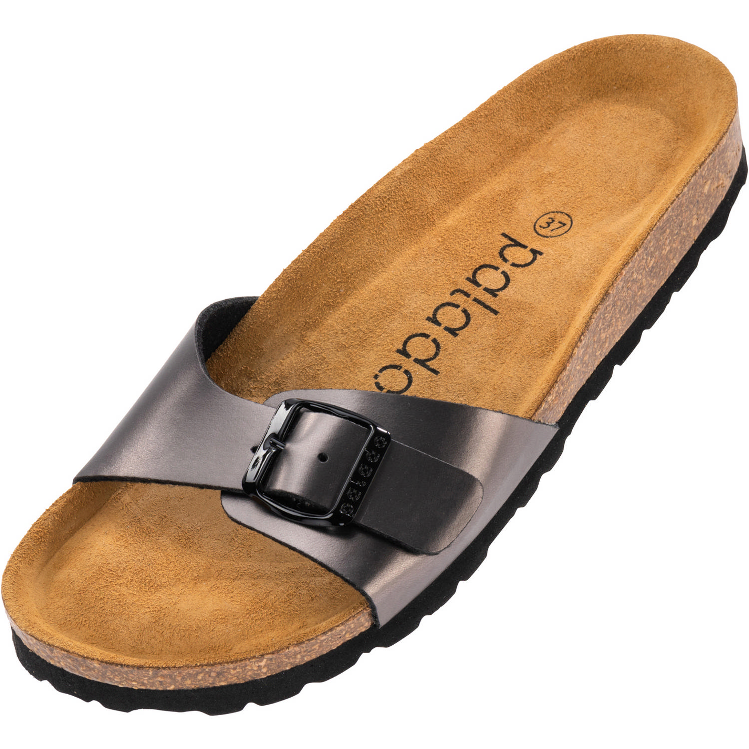 Palado Malta Arizona, Pantoletten, Damen, Metallic Antra