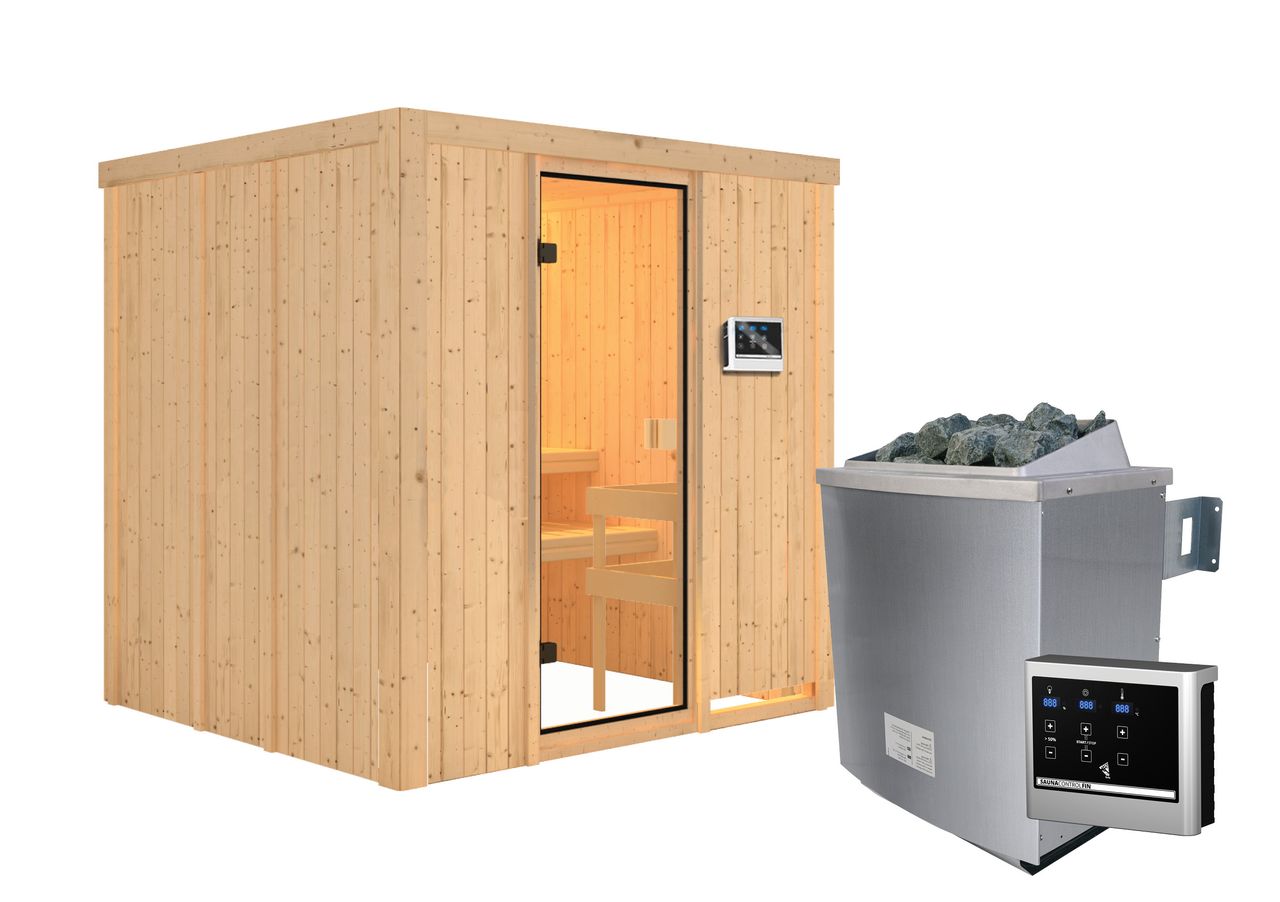 Karibu Sauna Kronach Fronteinstieg Finnisch