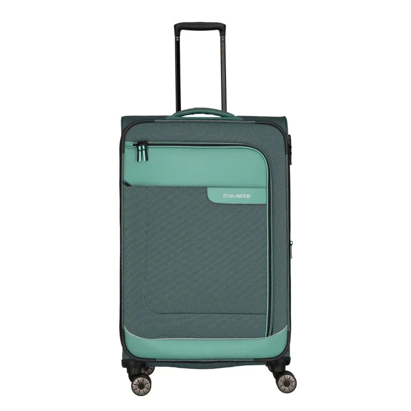 Travelite VIIA Trolley 4 Rollen L - Eukalyptus