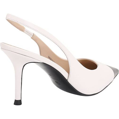 ekonika Sling-Pumps mit eleganter Kontrast-Spitze