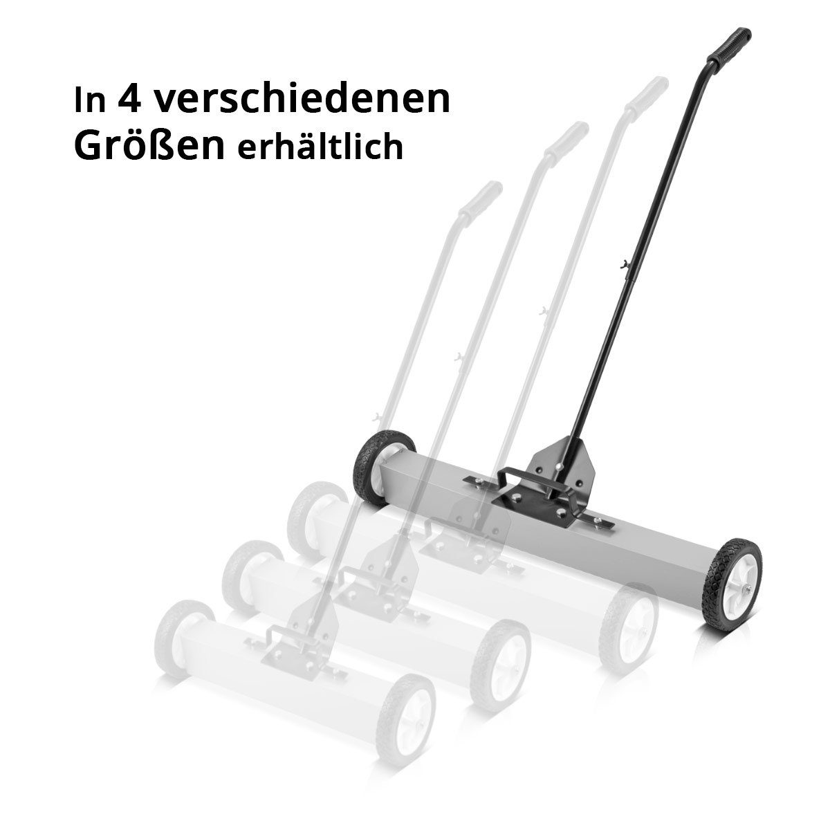 STAHLWERK Handkehrmaschine Magnet-Bodenkehrer MBK-36 ST mit 914 mm Breite, 91,4 cm Arbeitsbreite, (Packung, 1-St)