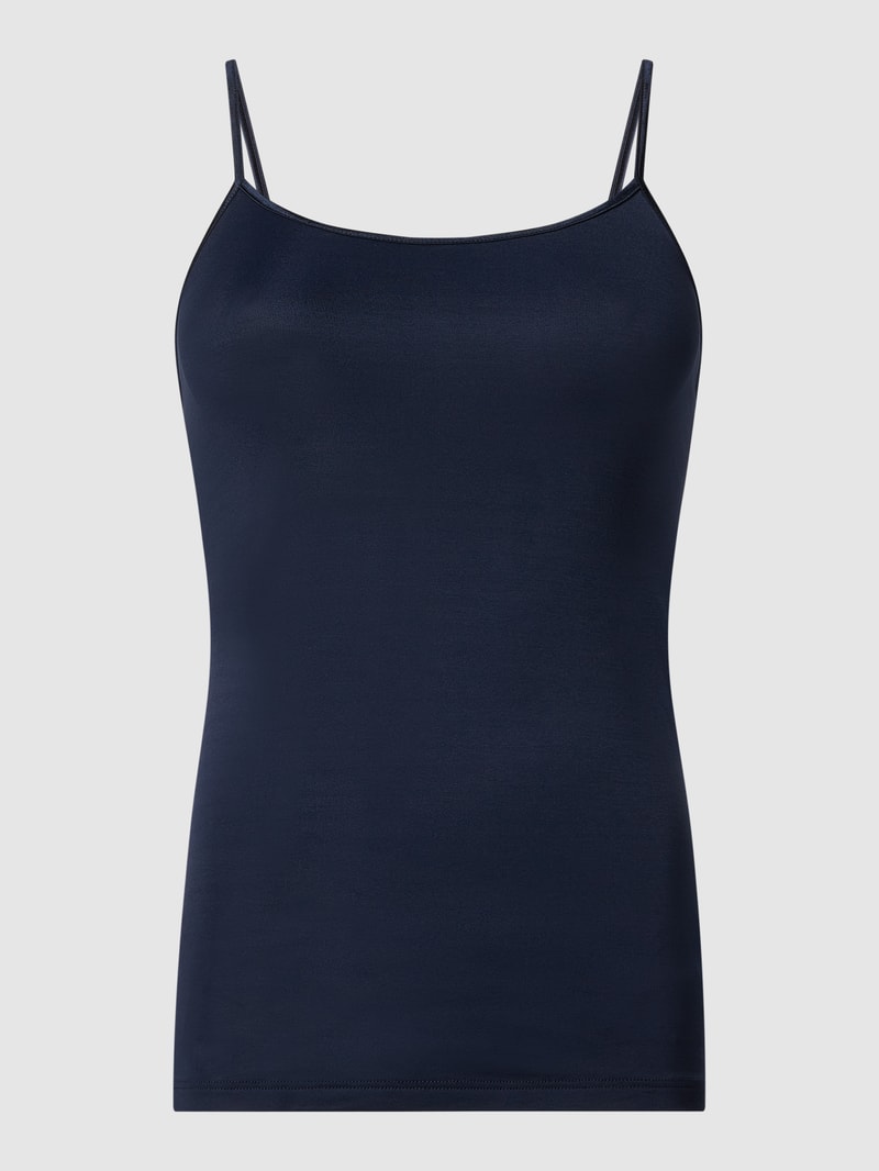 Unterhemd aus Viskosemischung Modell 'Emotion' in marineblau
