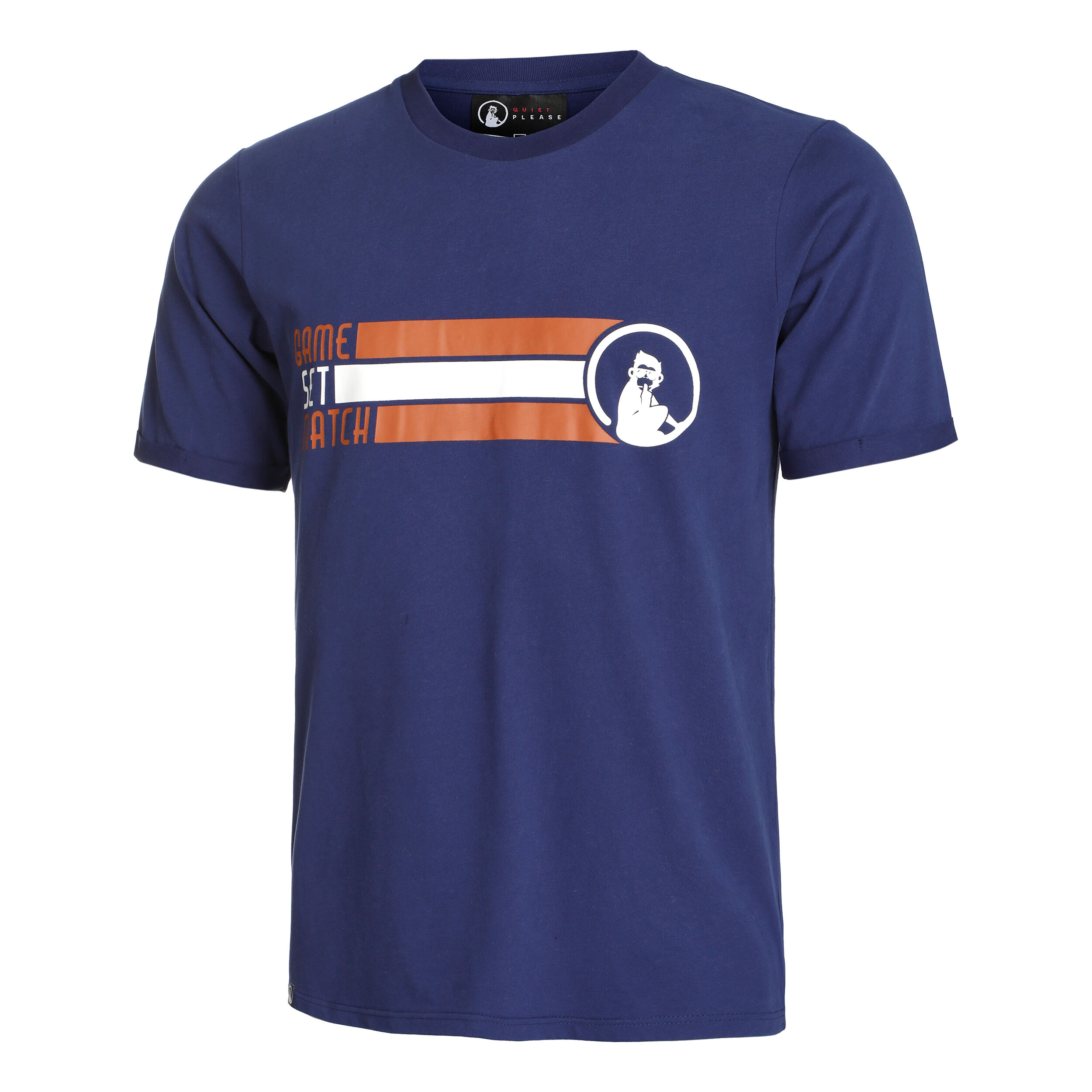 Retro Block T-Shirt Herren - Dunkelblau, Mehrfarbig