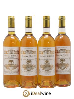 Château Filhot 2ème Grand Cru Classé  1989 - Lot de 4 Bouteilles
