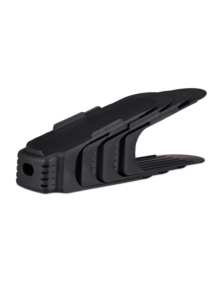 relaxdays 120x Schuhstapler in Schwarz günstig kaufen onesize