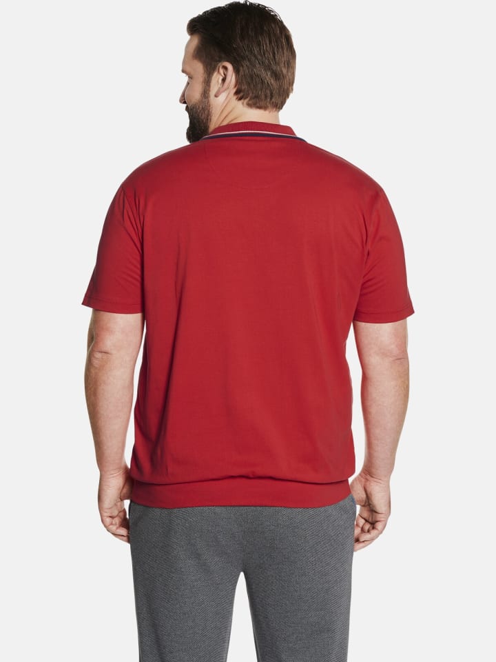 Charles Colby Poloshirt EARL JOYLIN in rot günstig kaufen