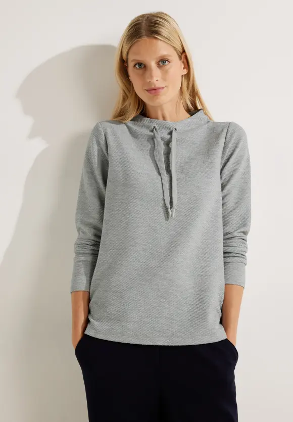 CECIL Pullover mit Glanzfasern