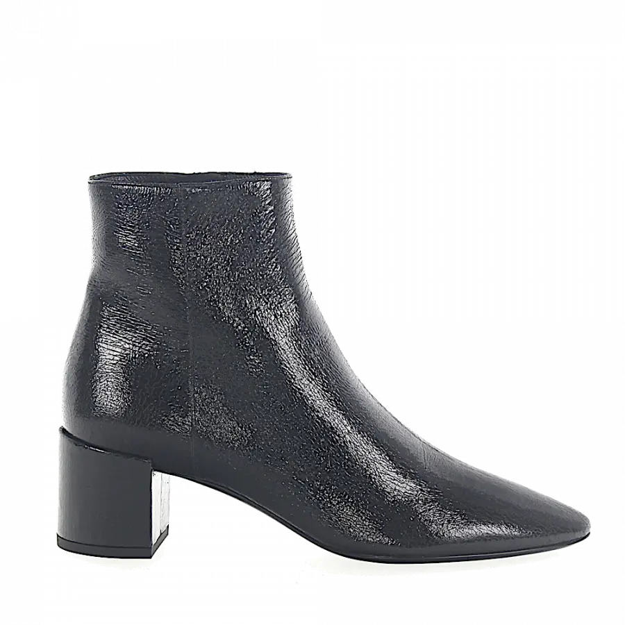 Saint Laurent - Stiefeletten METAL Kalbsleder - schwarz