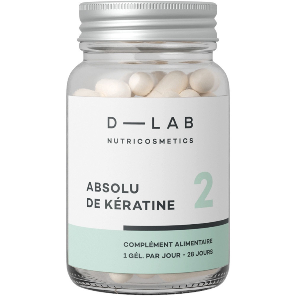 D-Lab Nutricosmetics Absolu de Kératine - 1 Mois Anti-chute & Réparation