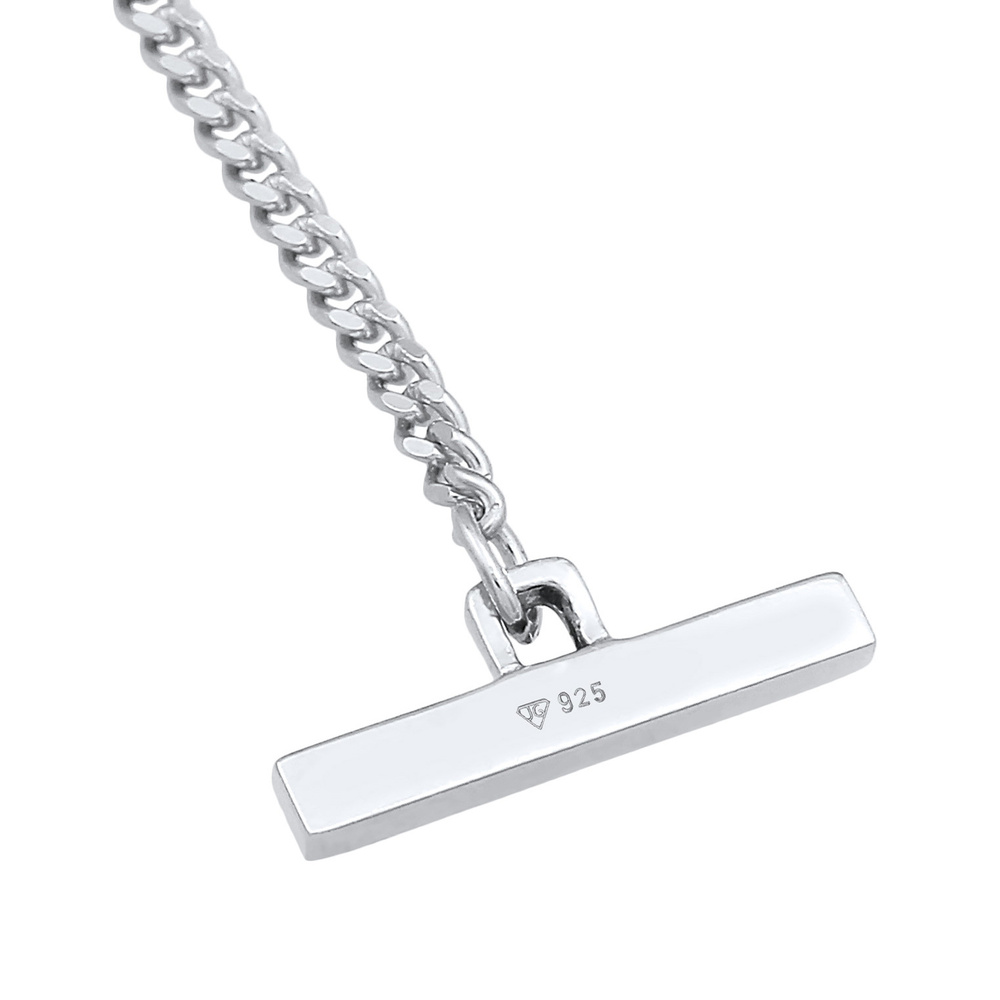 Elli PREMIUM Elli PREMIUM Bracelet Femmes Pendentif coeur moderne T-Bone en argent sterling 92 Bracelet