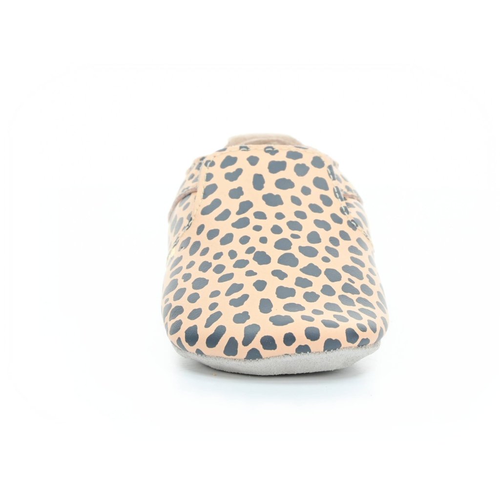 Bobux Dalmation Print Rose (Soft Sole) Krabbelschuhe