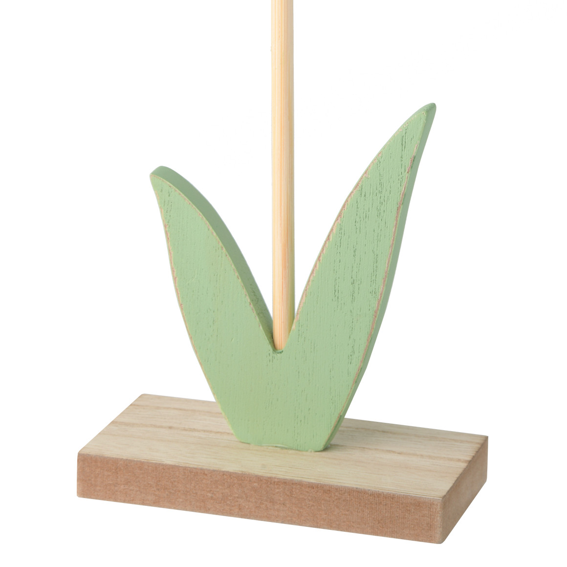 Deko-Aufsteller Tulpe mit Holzfuß