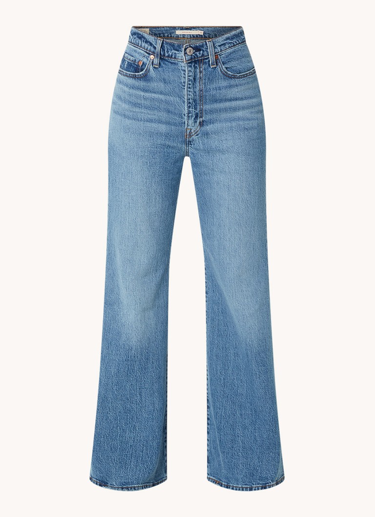 Levi's traperice visokog struka Ribcage Bell, srednje prane boje