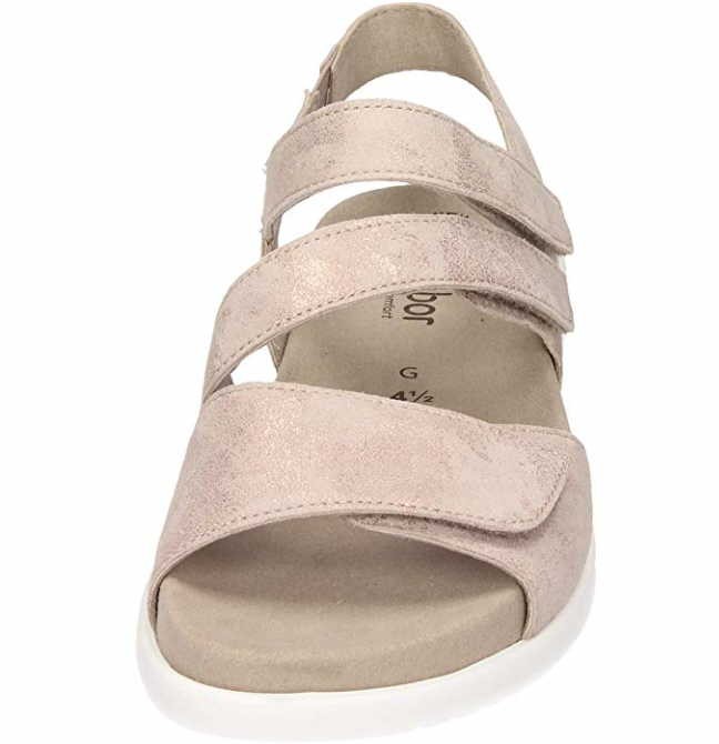 GABOR Komfort Sandalen silber