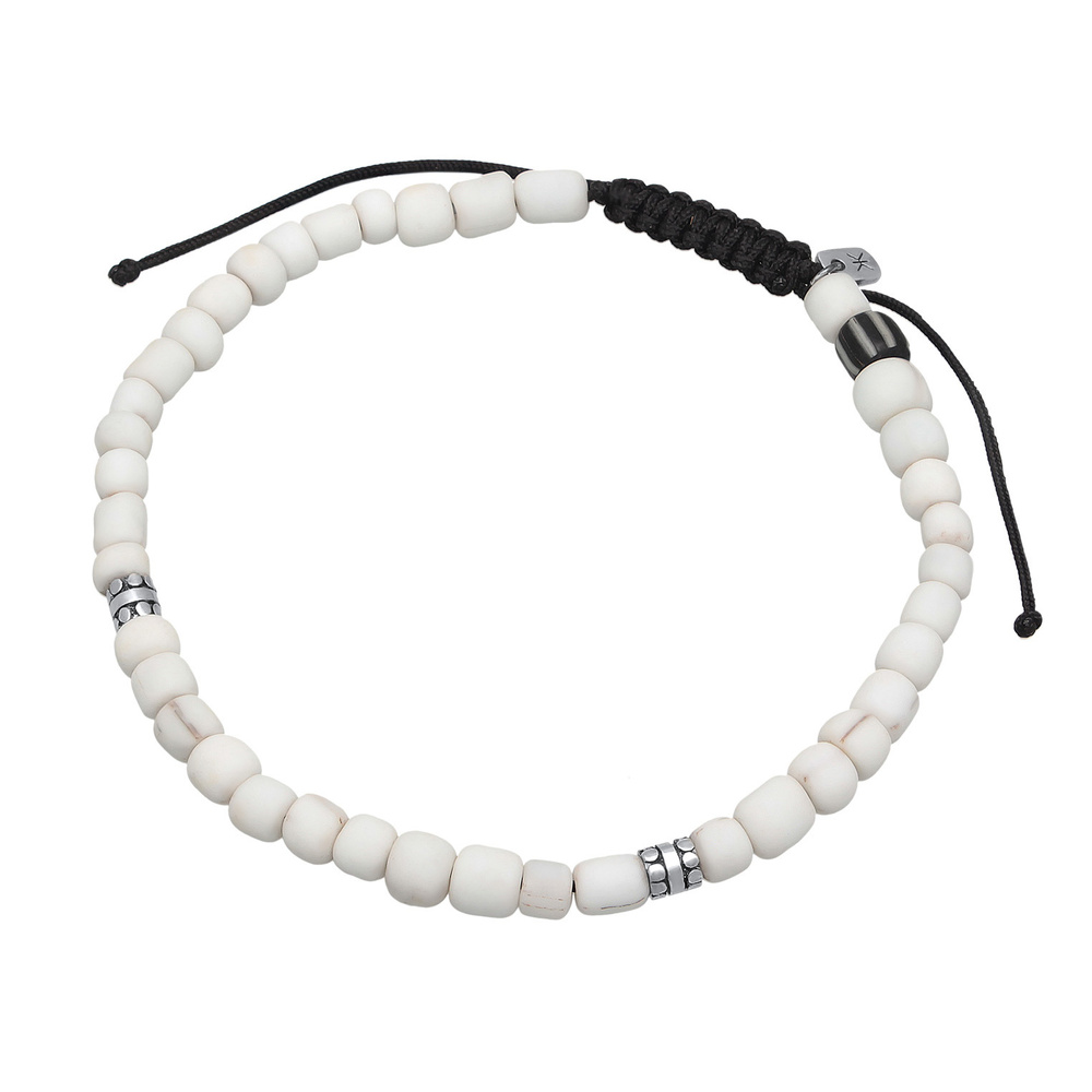 KUZZOI KUZZOI Bracelet de Cheville Hommes bracelet de cheville tendance avec perles de v Bijoux