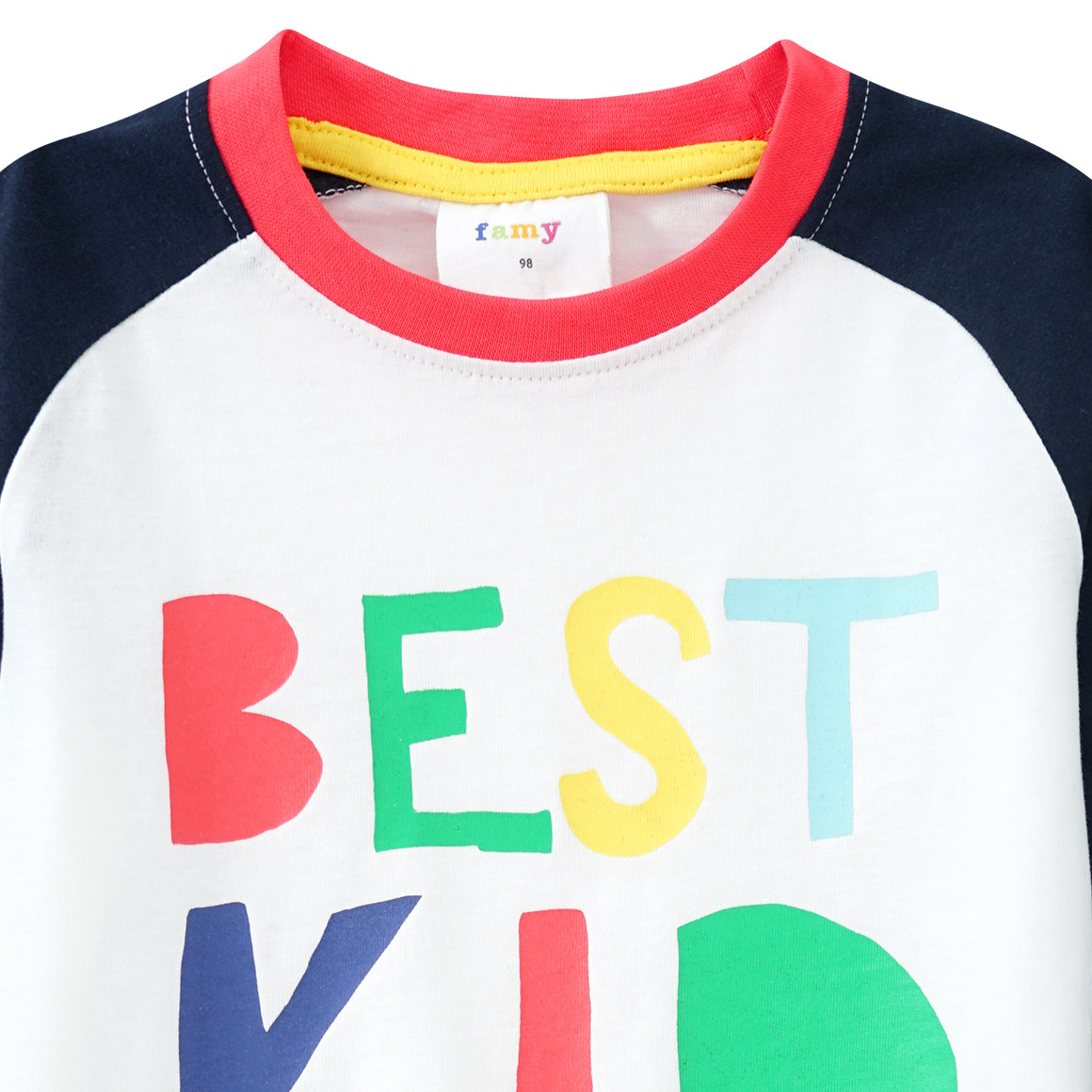 Jungen Langarmshirt mit Message-Print