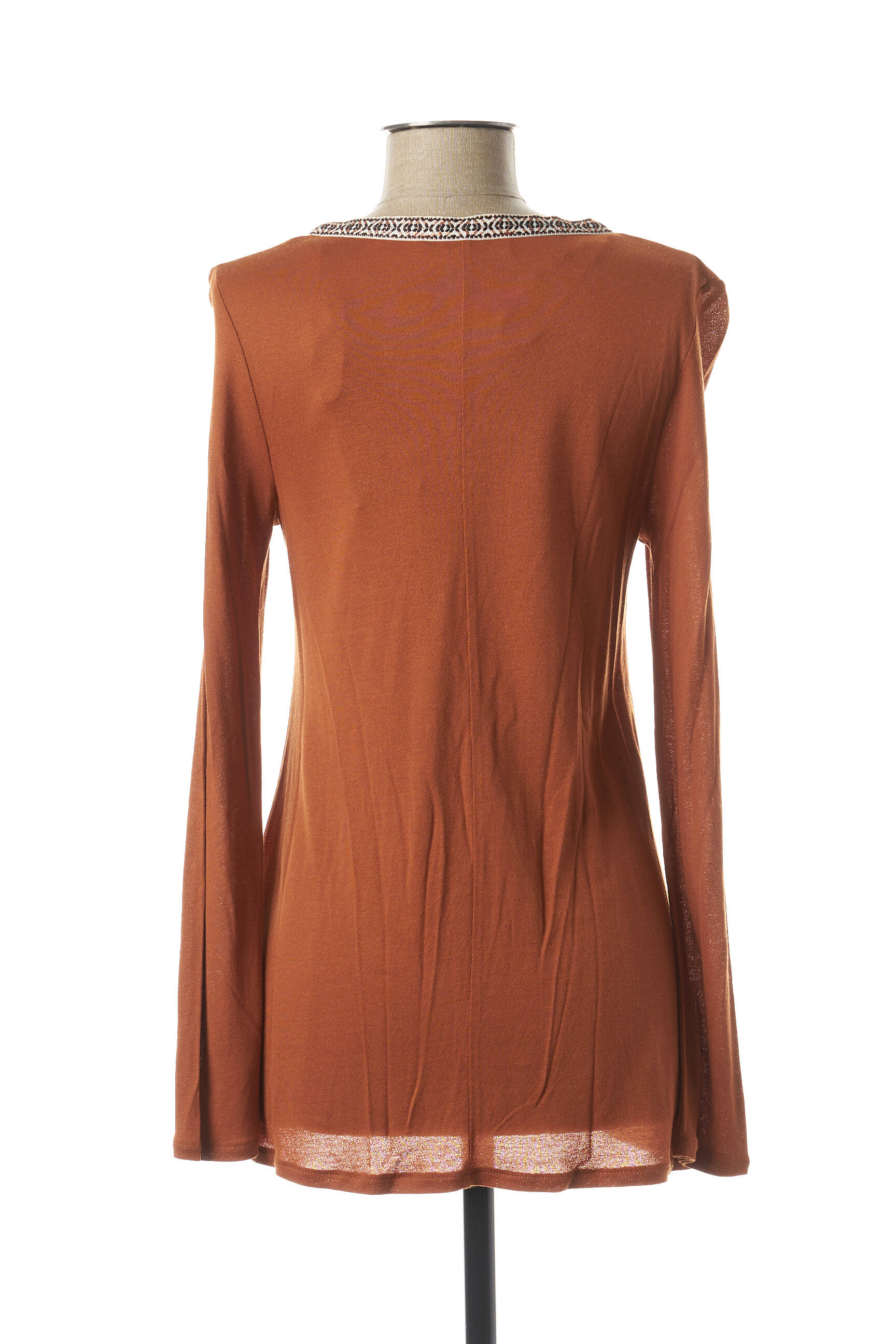 Cache Cache Tuniquemanchelongue Femme couleur marron