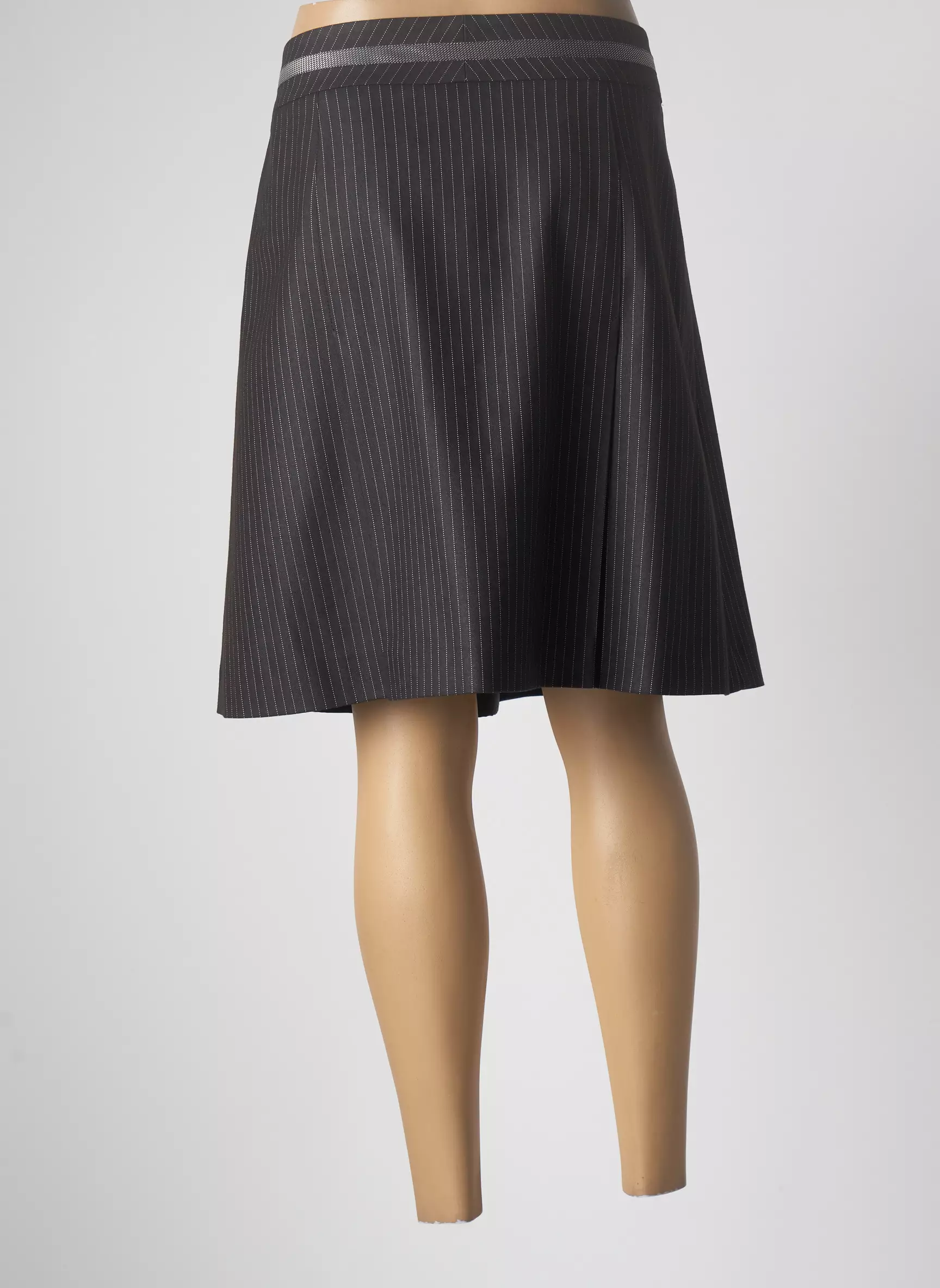 K Tendances Jupes Mi Longues Femme couleur noir