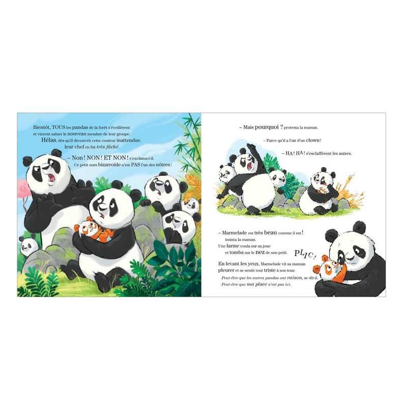 Livre Marmelade, un drôle de petit panda - Albin Michel jeunesse