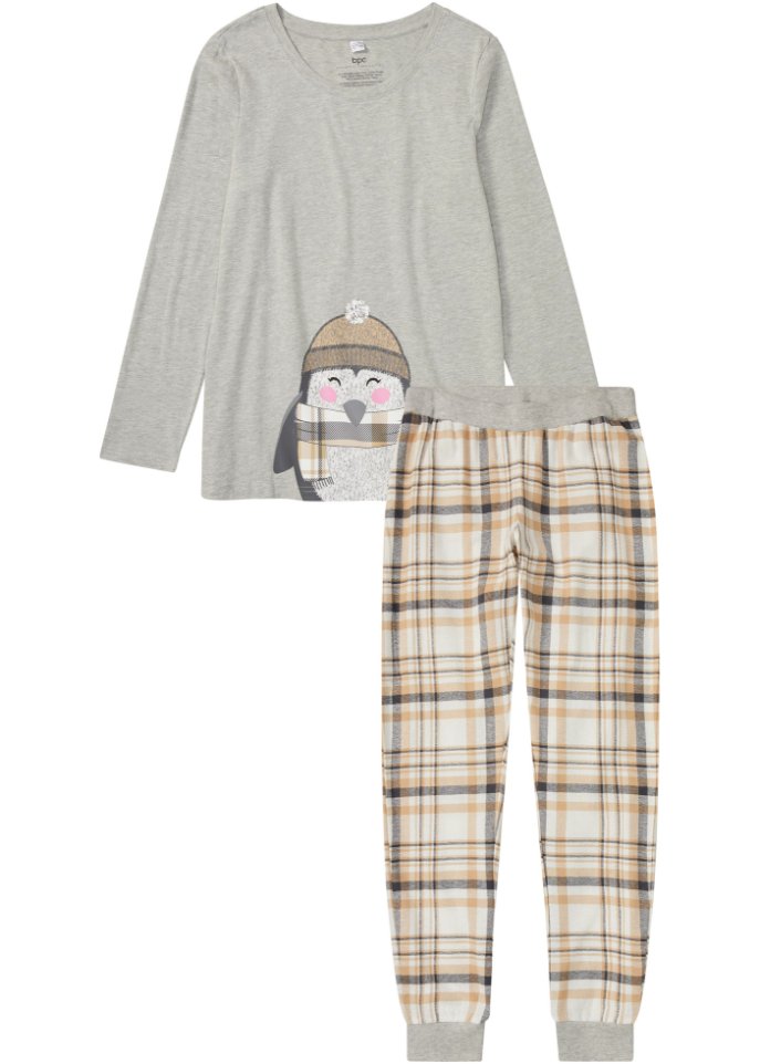 Pyjama mit Flanellhose
