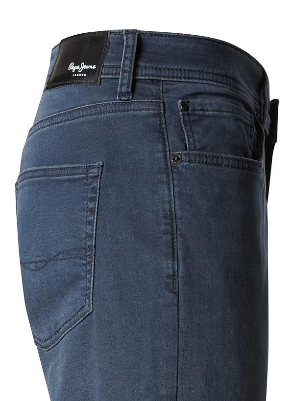 Pepe Jeans, Hose Stanley, Tapered Fit, Baumwoll-Stretch, dunkelblau