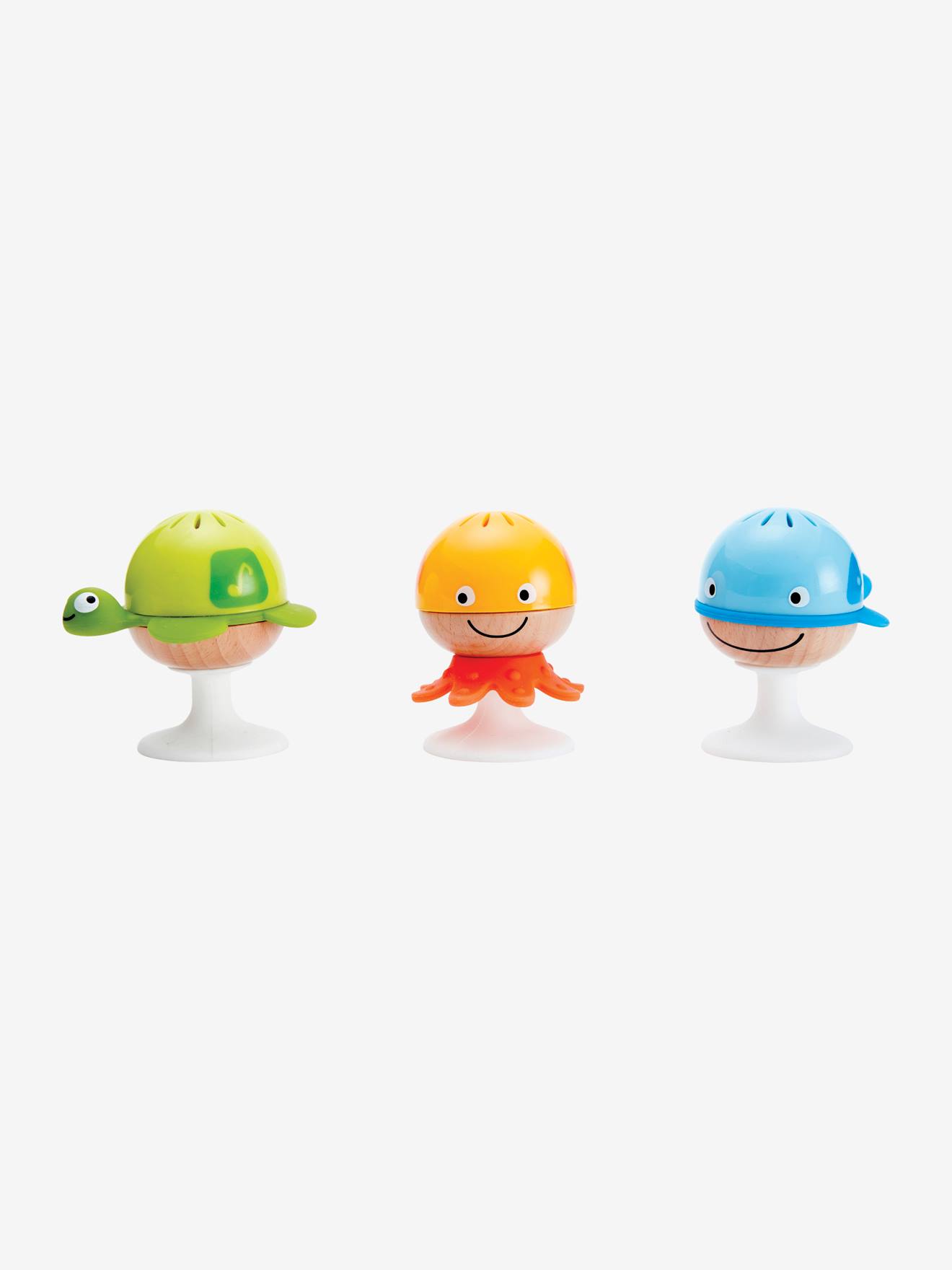 Hochets animaux marins HAPE multicolore