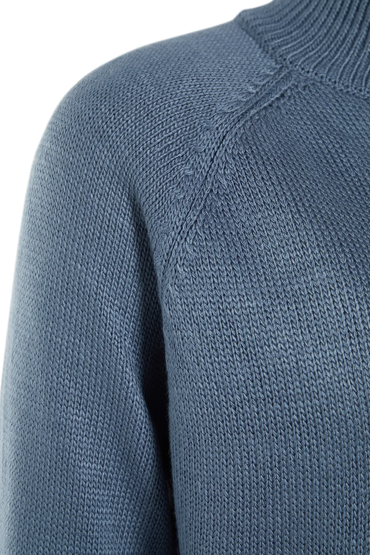 Trendyol Collection  Indigoblaues Set aus Strickoberteil und -unterteil mit Rüschenrock TWOAW23AU00184