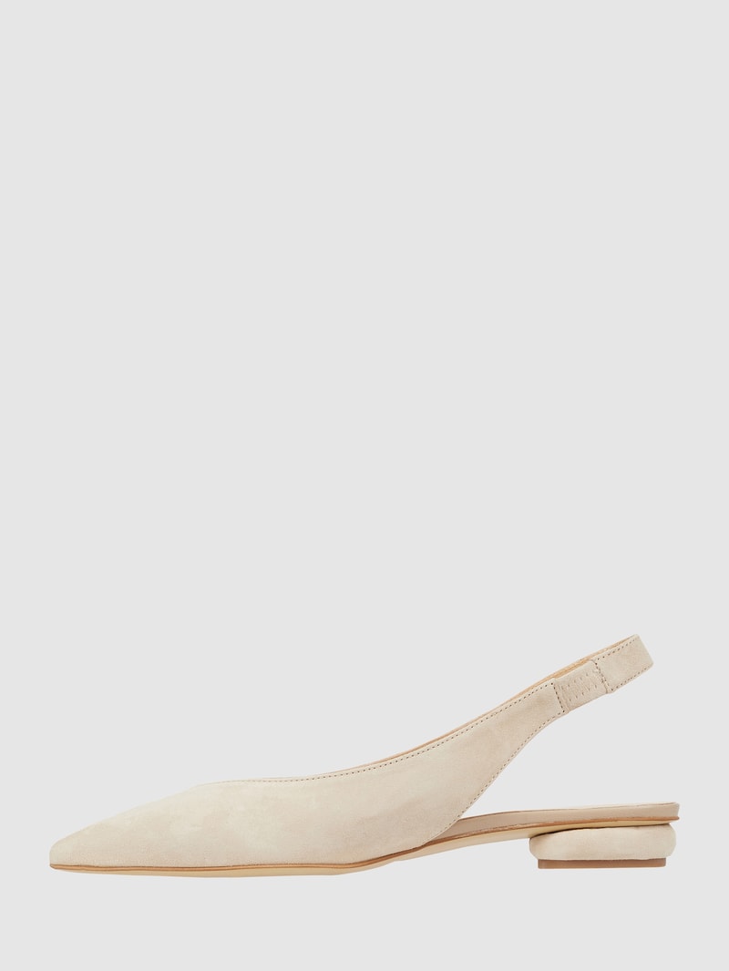 Ballerinas mit Slingback in beige