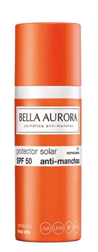 Bella Aurora beschermende gelcrème SPF 50+ voor normale en droge huid