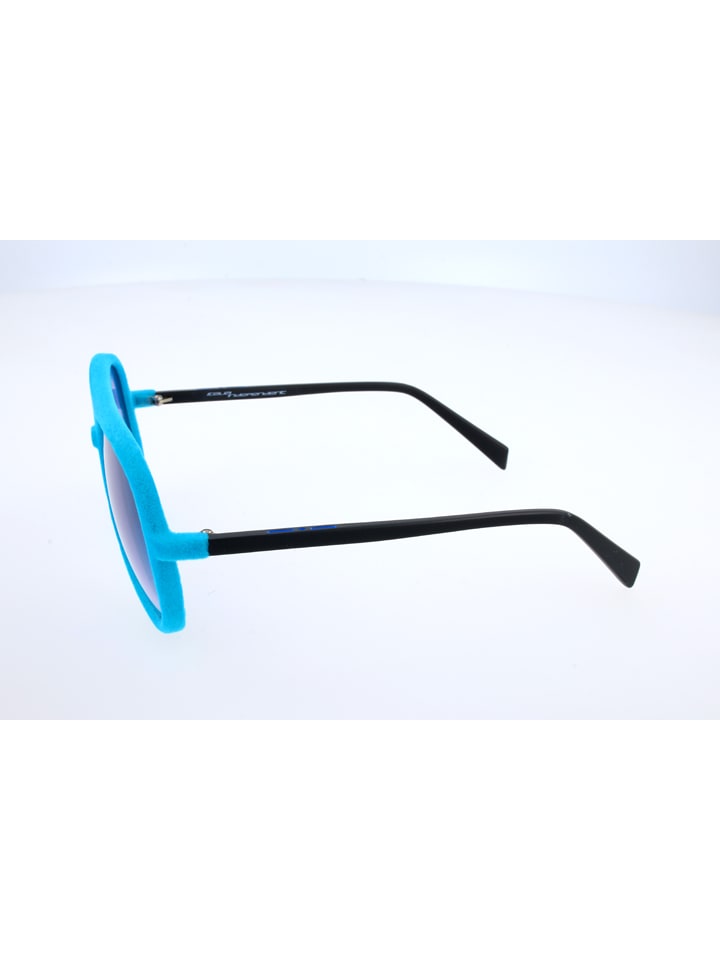 Italia Independent Kinder-Sonnenbrille in Türkis/ Schwarz günstig kaufen 52