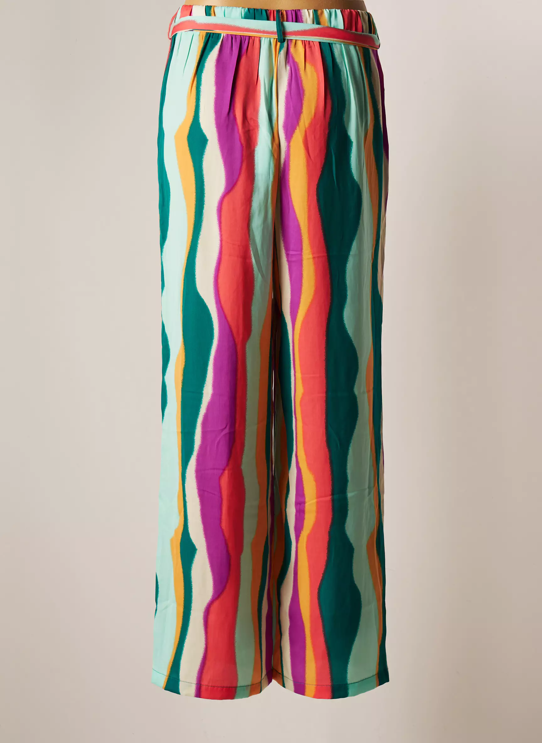 Vero Moda Pantalons Larges Femme couleur vert