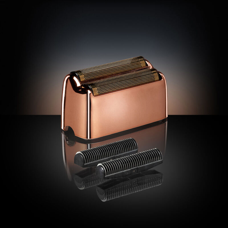 Titanium Double Foil Shaver Replacement Foils & Cutters (Rose Gold)